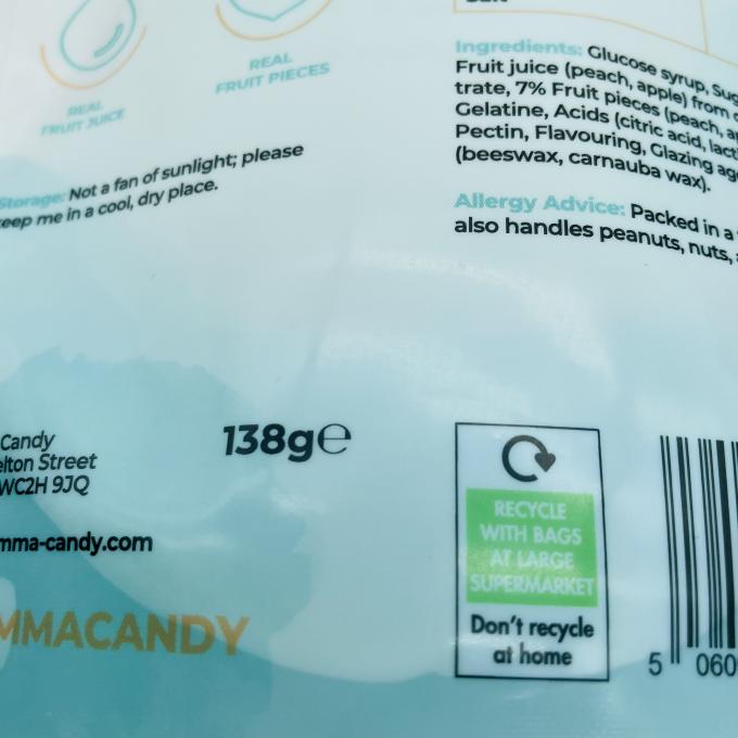 Sacs d'emballage personnalisés imprimés numériquement Sacs d'emballage écologiques certifiés UE 2