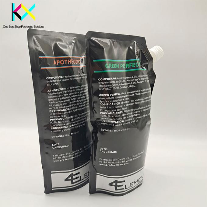 Sacoche d'emballage liquide imprimée numériquement Sacoches de savon à main en plastique 140um 2