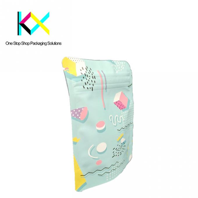 28 grammes de petits sacs anti-odeur Mylar Sacs en plastique imprimés pour les emballages alimentaires 2