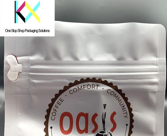Conception personnalisée Imprimé Chine Fabricant OEM Top Fermeture à glissière Sac d'emballage alimentaire en plastique debout Sac à café fermeture à glissière 1