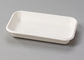 Compostable Custom Biodegradable Trays , 100% Disposable Sugarcane Pulp Paper Plates