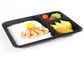 PLA Biodegradable Take Away Food Packaging , Disposable Foam Blister Compartment Meal Tray