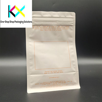 LDPE/EOVH/LDPE sacs d'emballage recyclables debout sacs à fermeture à glissière latéraux